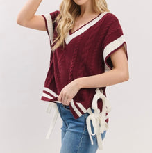 Load image into Gallery viewer, Sweater Vest (Maroon)
