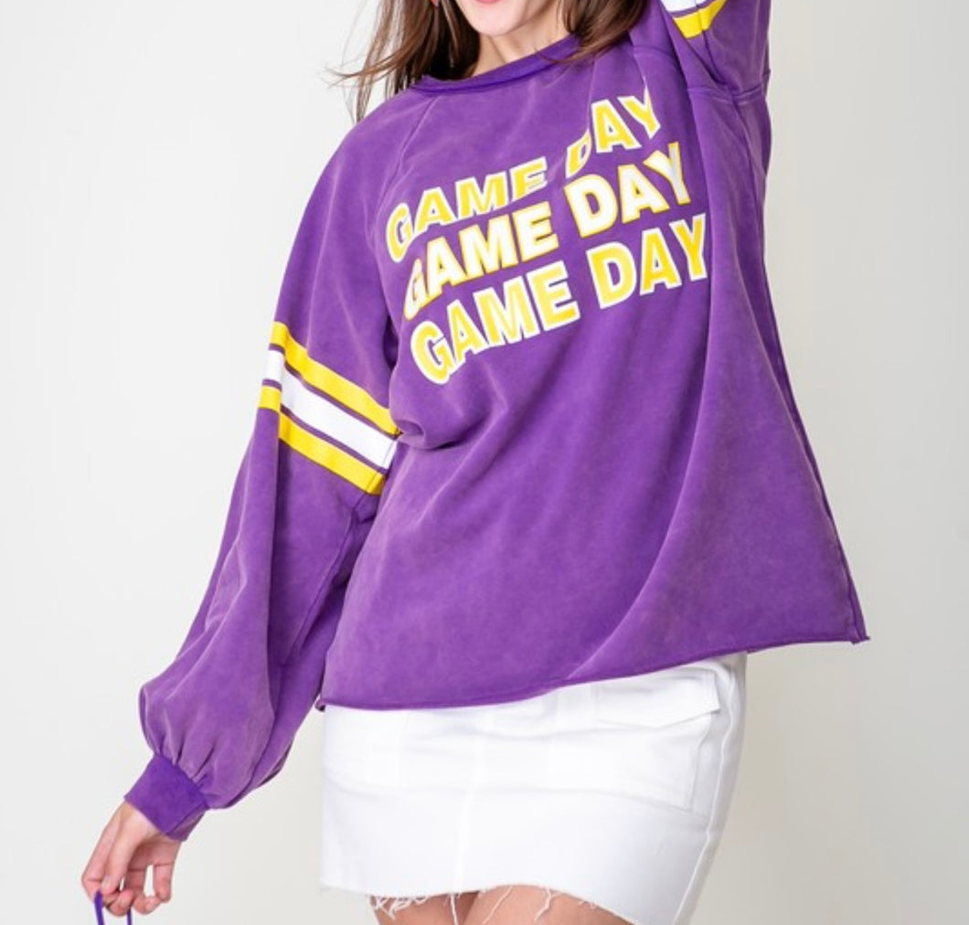 Game Day Sweatshirt (Purple)