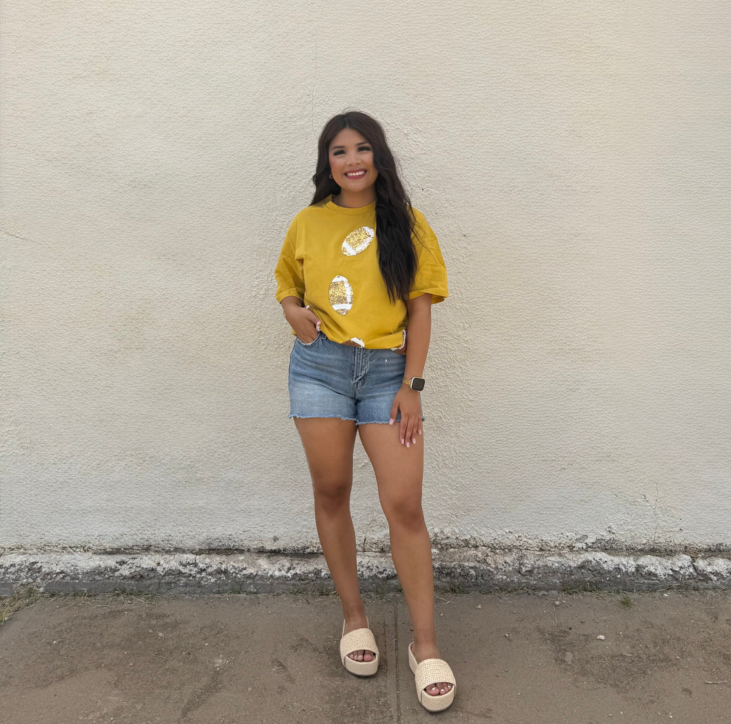Football T-Shirt (Gold)