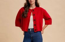 Load image into Gallery viewer, Red Cardigan
