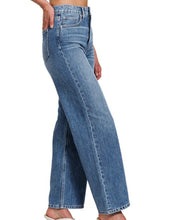 Load image into Gallery viewer, High Waist Wide Leg Straight Denim Pants
