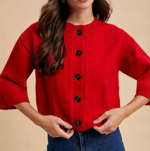 Load image into Gallery viewer, Red Cardigan
