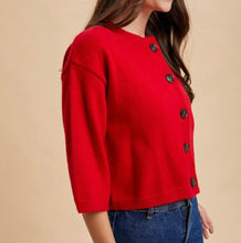 Load image into Gallery viewer, Red Cardigan

