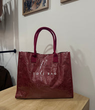 Load image into Gallery viewer, Oversized Tote Bag (Wine)
