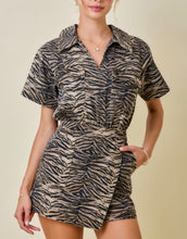 Load image into Gallery viewer, Tiger Denim Romper
