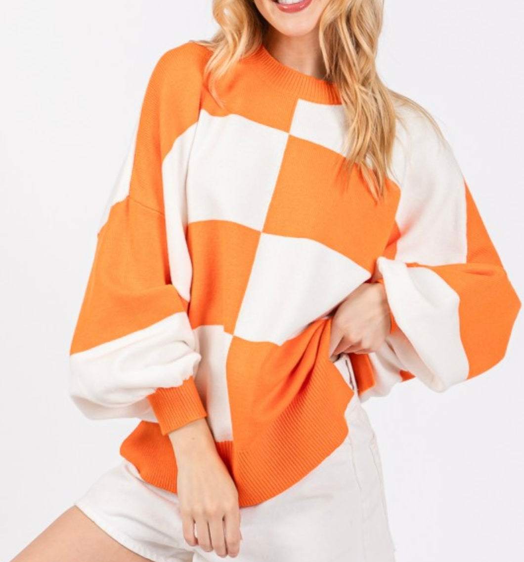 Oversized Sweater (Orange)
