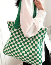 Load image into Gallery viewer, Checkered Bag (Green)
