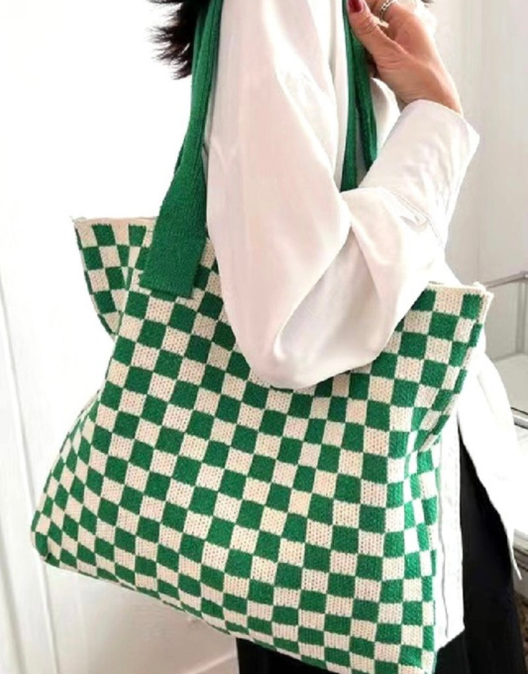 Checkered Bag (Green)