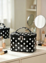 Load image into Gallery viewer, Polka Dot Cosmetic Bag
