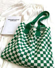 Load image into Gallery viewer, Checkered Bag (Green)
