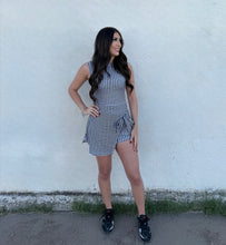 Load image into Gallery viewer, Black Gingham Dress
