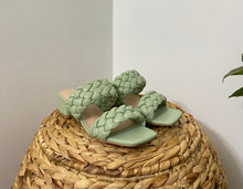 Load image into Gallery viewer, Braided Sandal (Mint)
