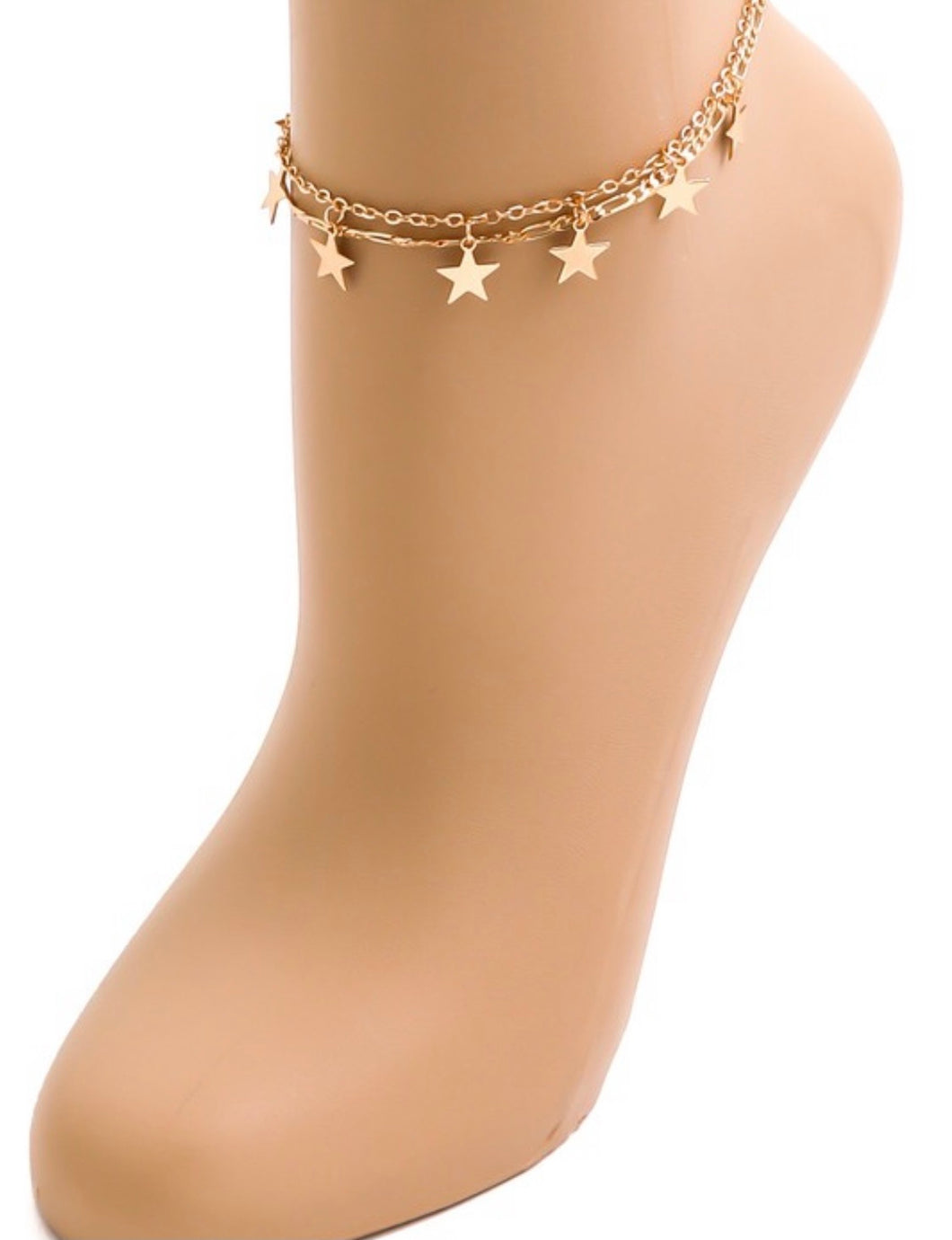 Star Layered Anklet