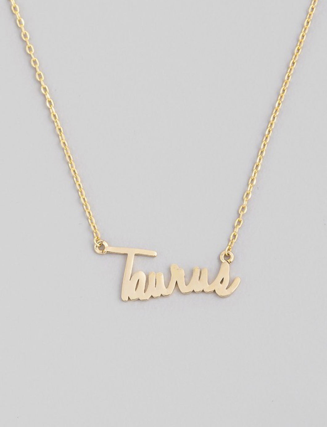 Taurus Necklace