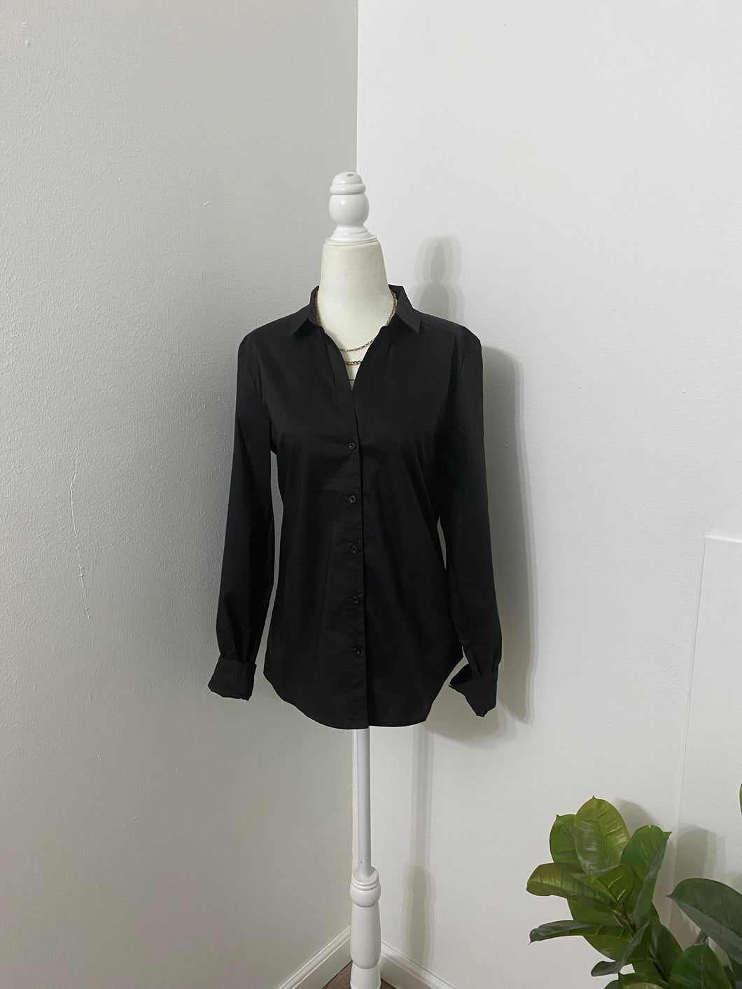 Rachel Button Up (Black)